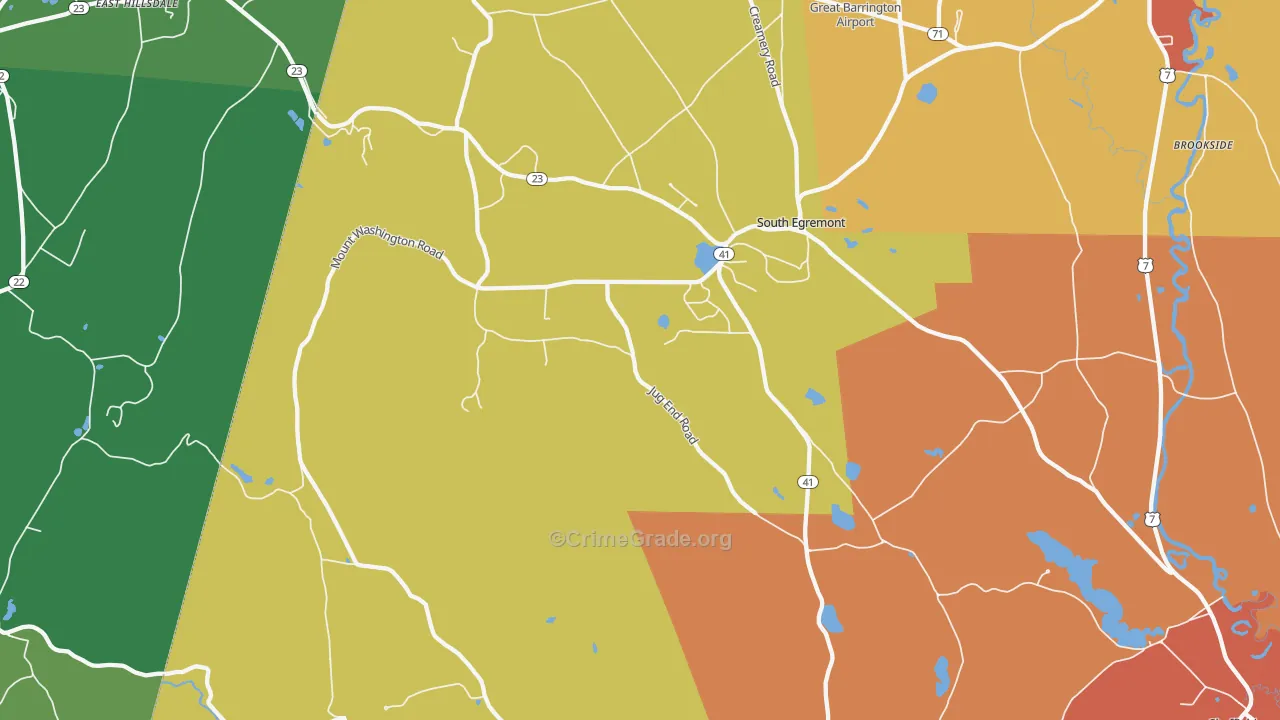 01258, MA Map of Theft Rates