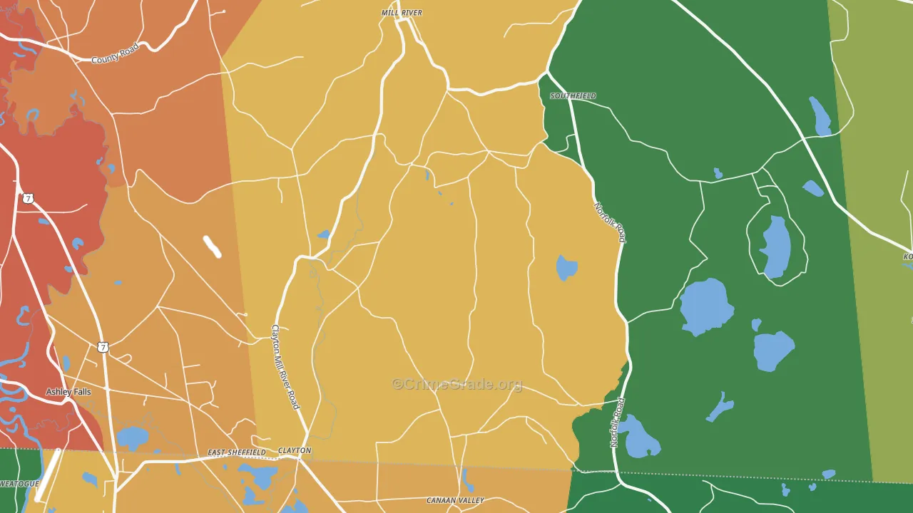 01259, MA Map of Theft Rates