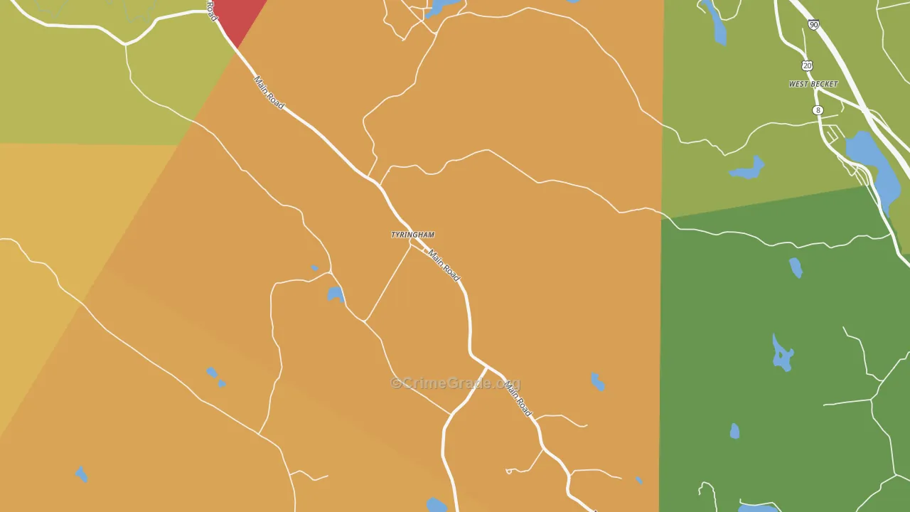 01264, MA Map of Theft Rates