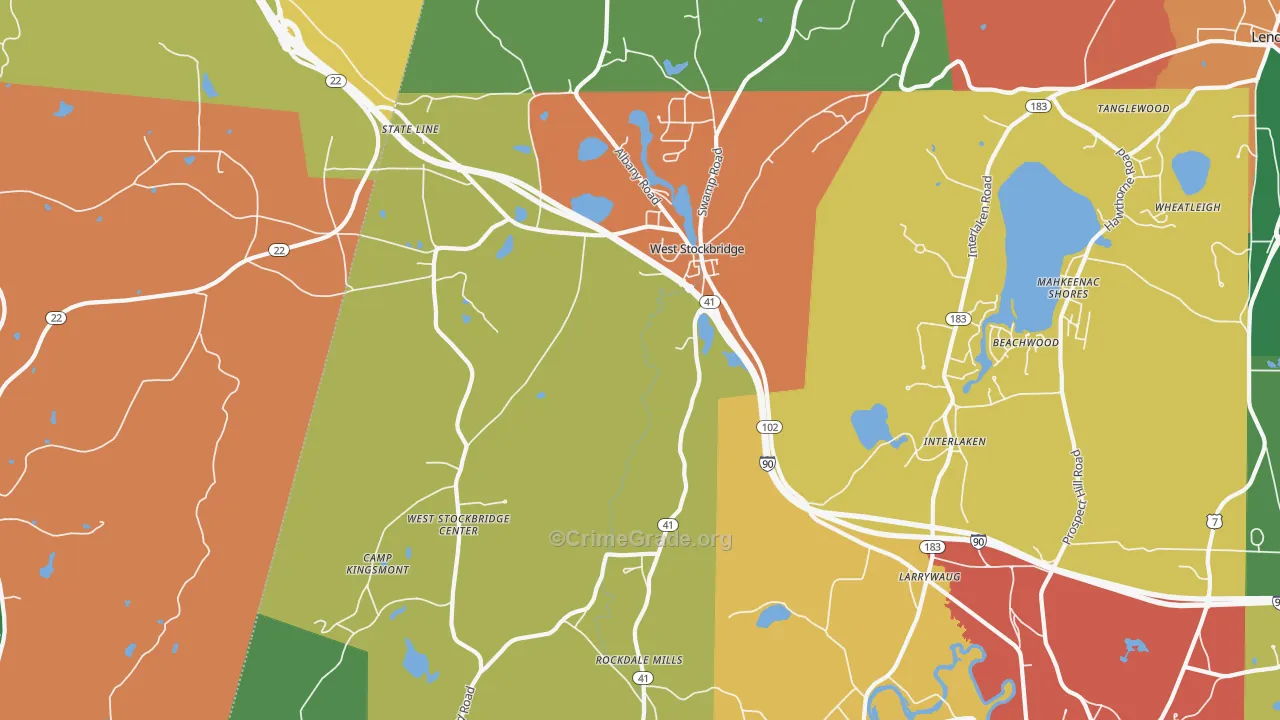 01266, MA Map of Theft Rates