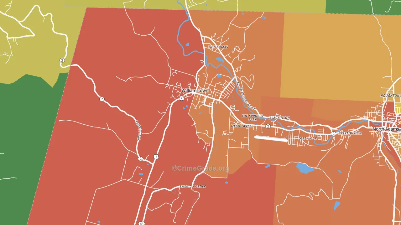 01267, MA Map of Theft Rates