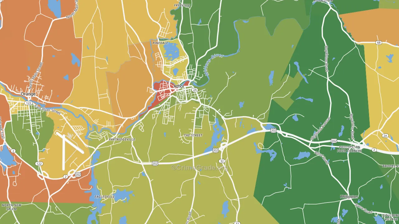 01331, MA Map of Theft Rates