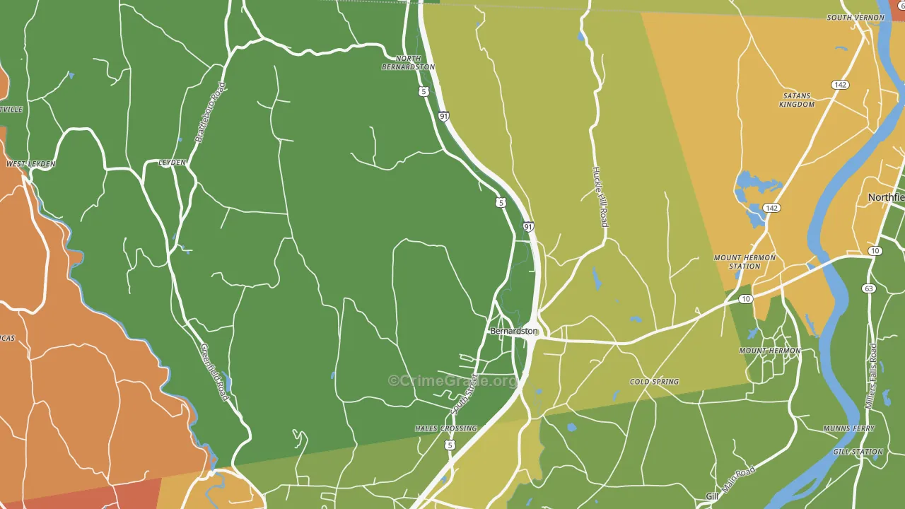 01337, MA Map of Theft Rates