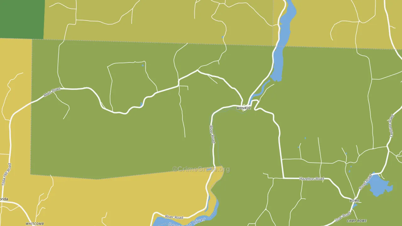 01350, MA Map of Theft Rates