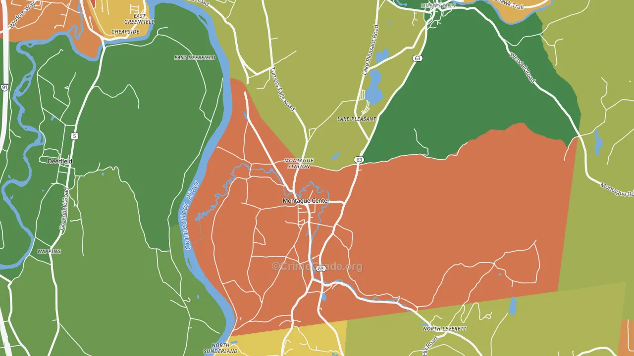 01351, MA Map of Theft Rates