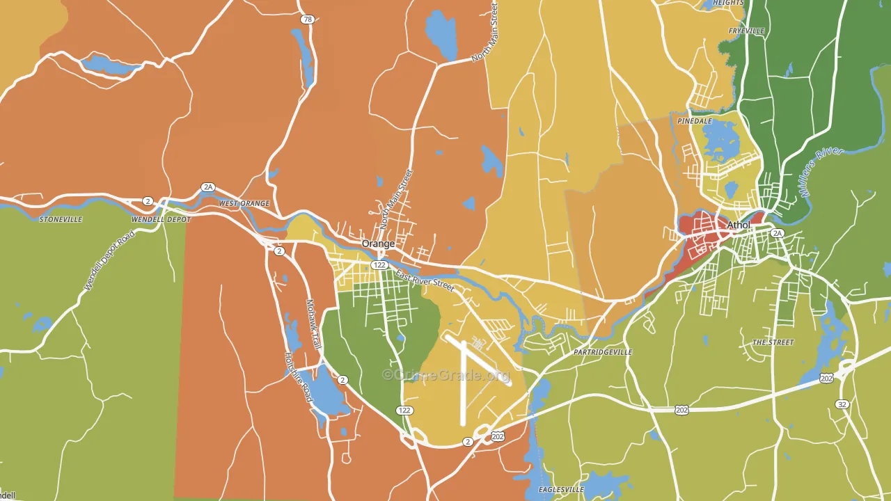 01364, MA Map of Theft Rates