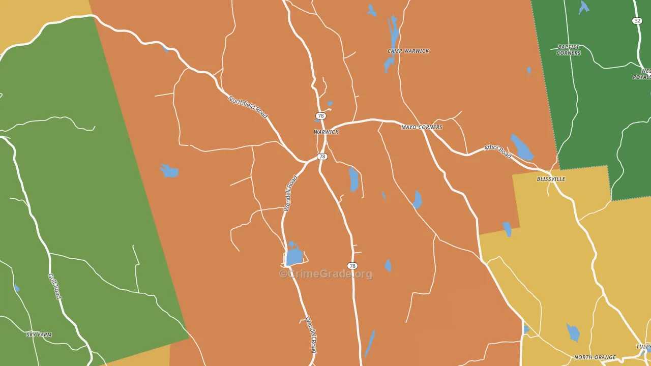 01378, MA Map of Theft Rates