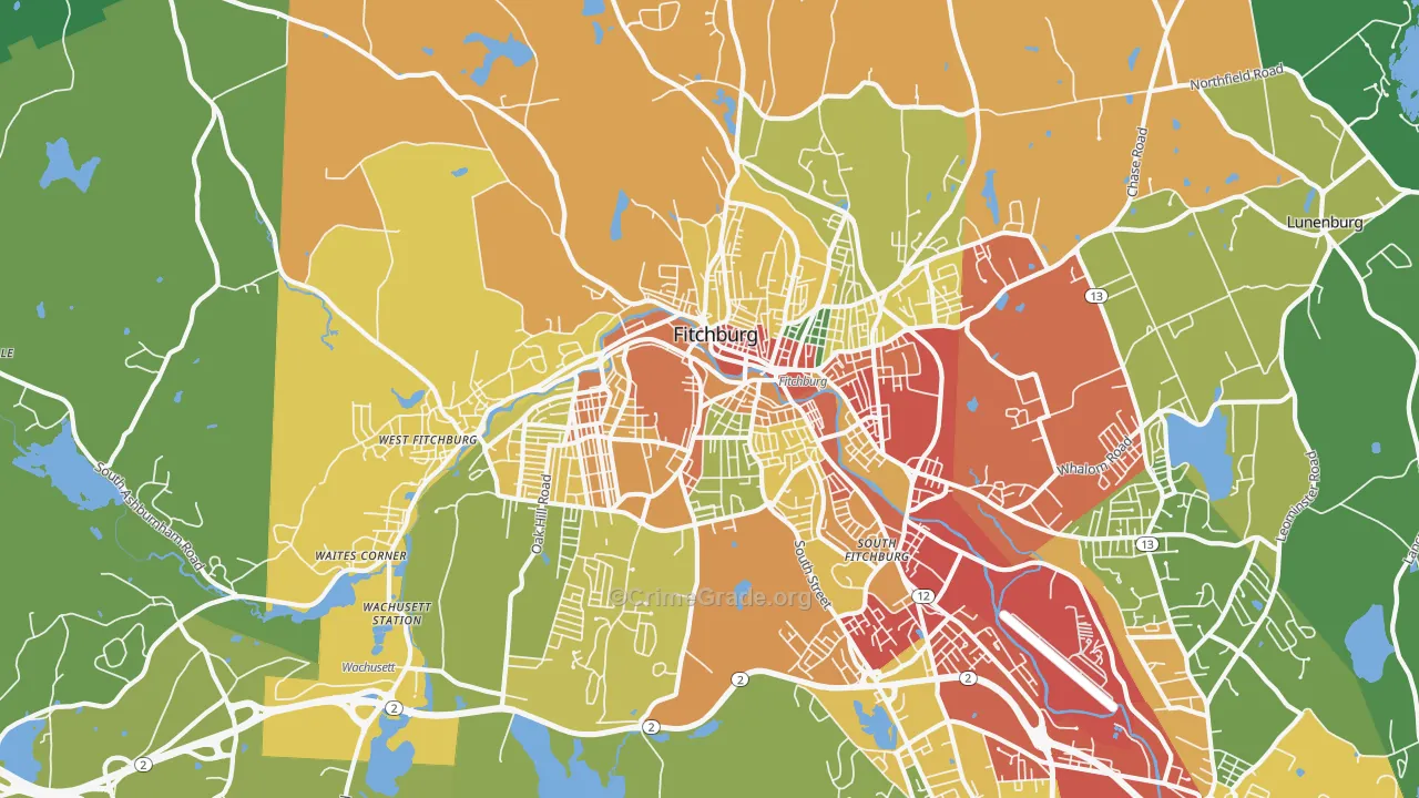 01420, MA Map of Theft Rates