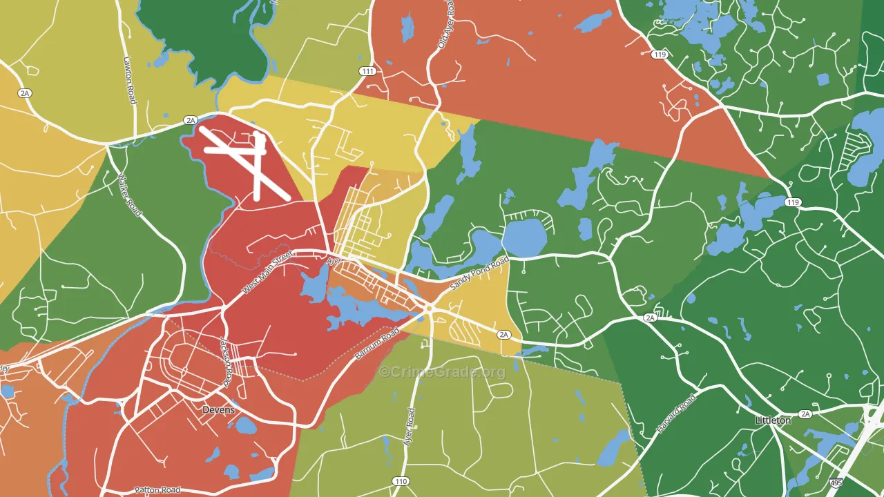 01432, MA Map of Theft Rates