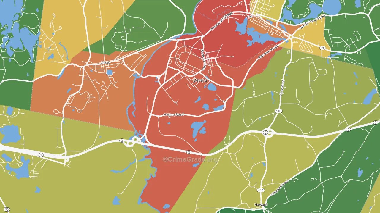 01434, MA Map of Theft Rates