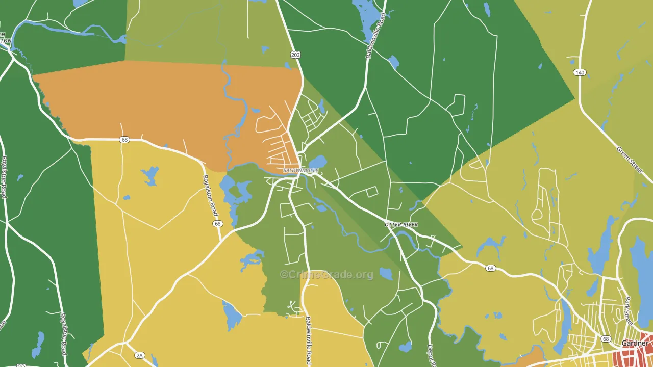 01436, MA Map of Theft Rates