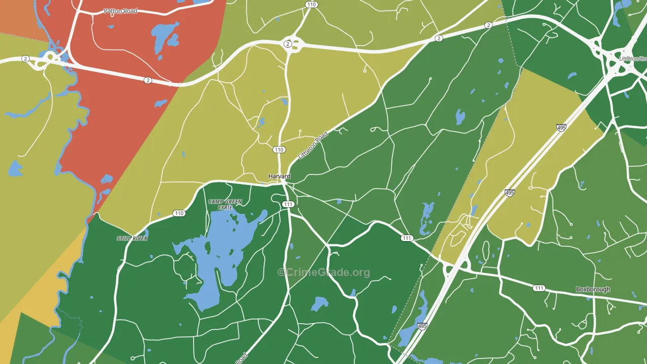 01451, MA Map of Theft Rates