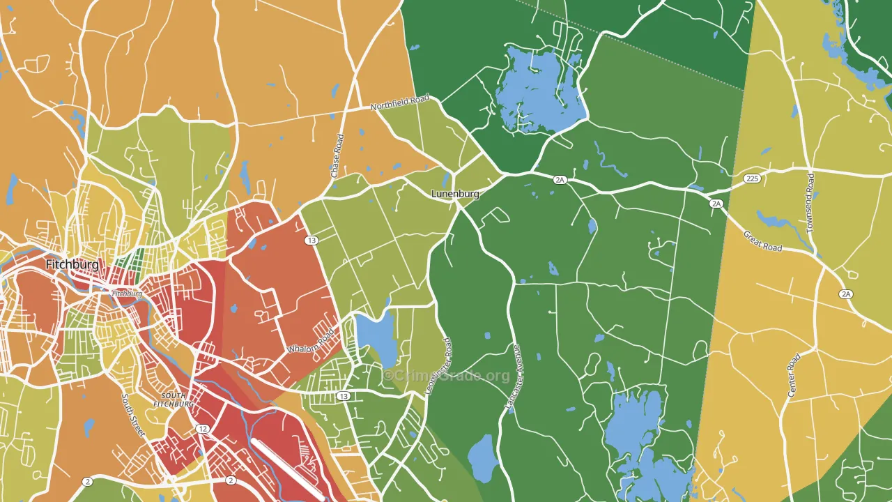 01462, MA Map of Theft Rates