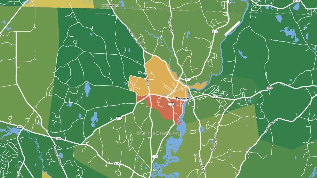 01463, MA Map of Theft Rates