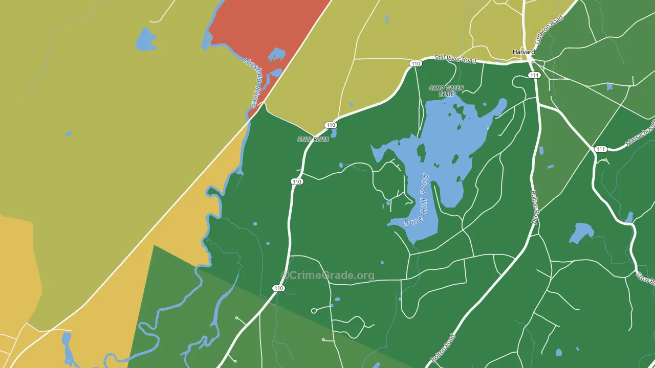01467, MA Map of Theft Rates