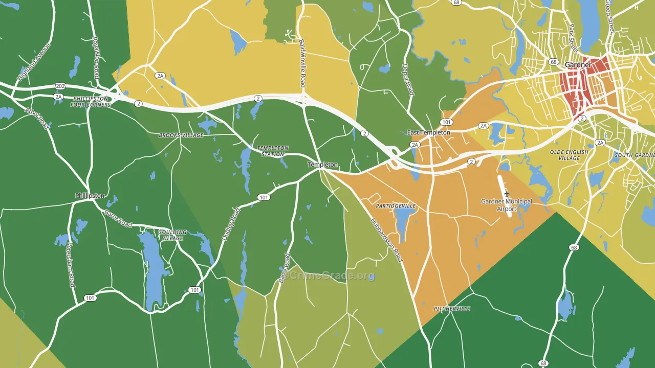 01468, MA Map of Theft Rates