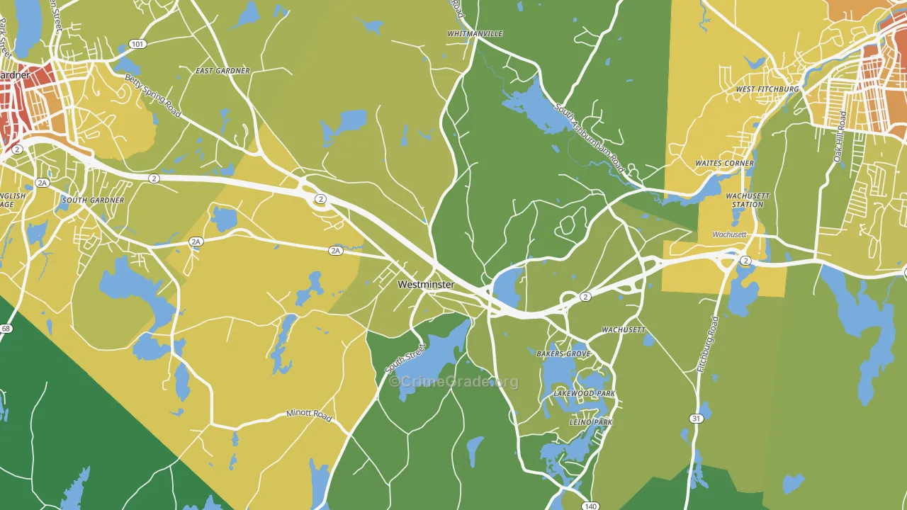 01473, MA Map of Theft Rates