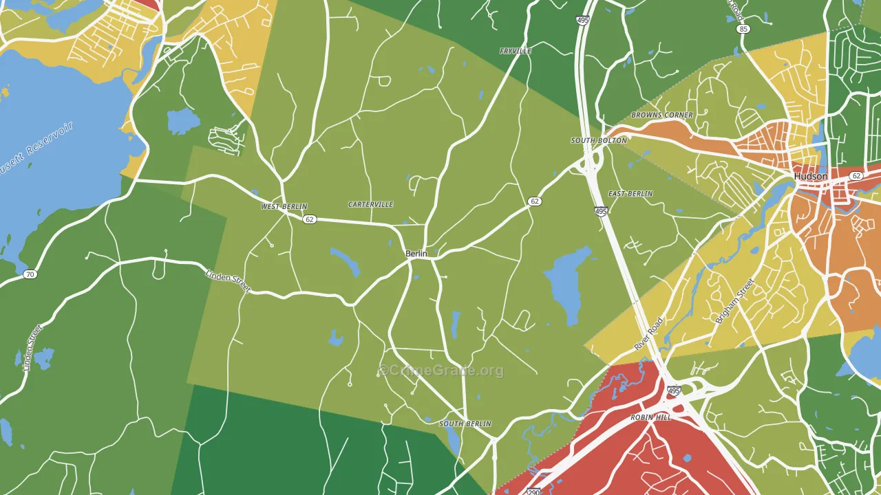 01503, MA Map of Theft Rates