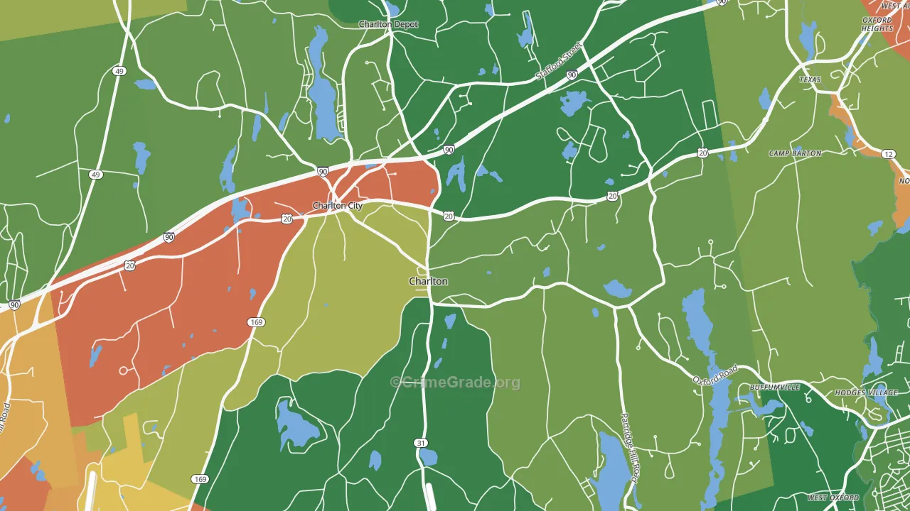 01507, MA Map of Theft Rates