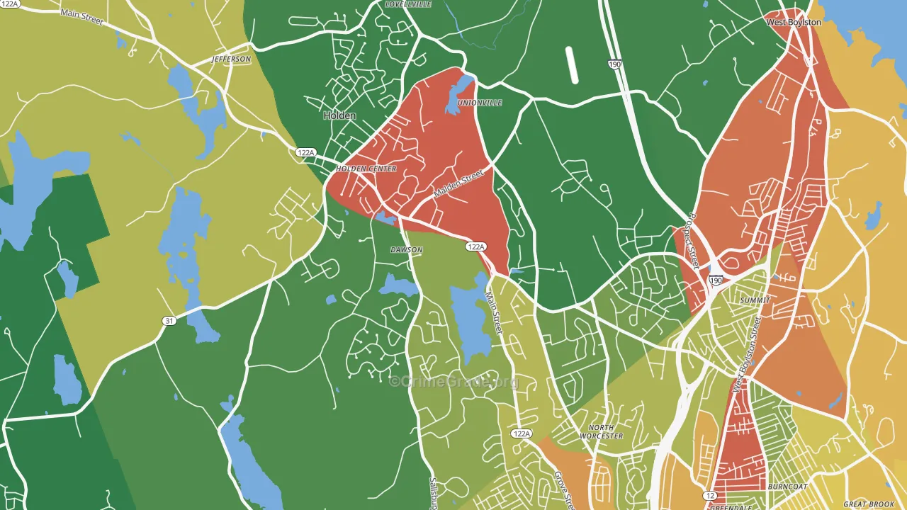 01520, MA Map of Theft Rates