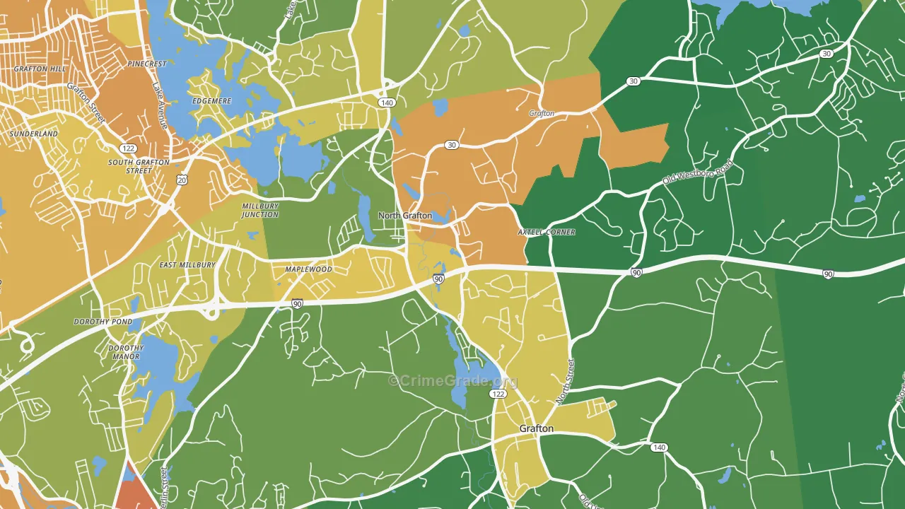 01536, MA Map of Theft Rates