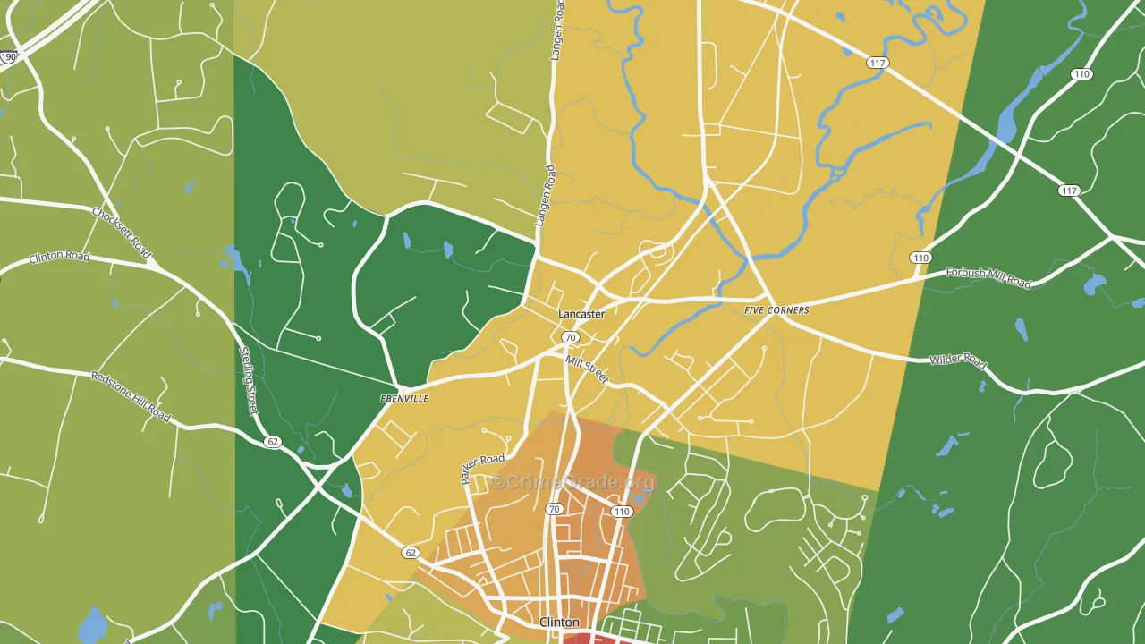 01561, MA Map of Theft Rates