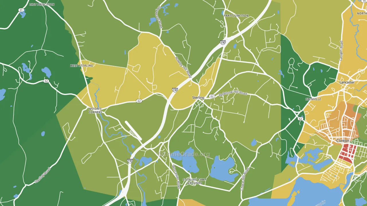 01564, MA Map of Theft Rates