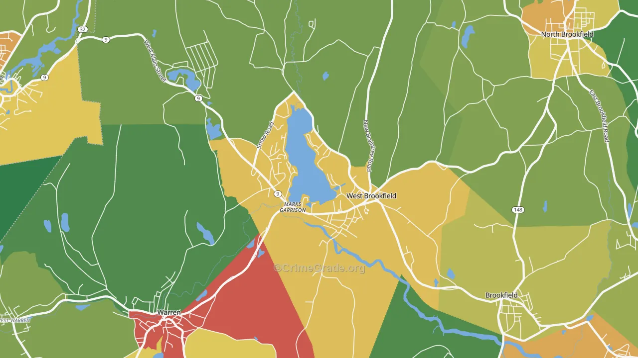 01585, MA Map of Theft Rates