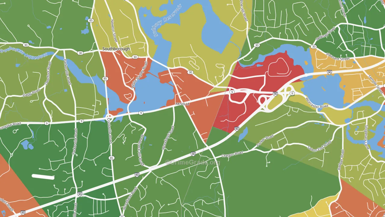 01745, MA Map of Theft Rates