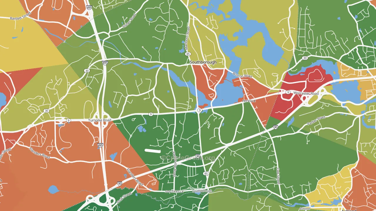 01772, MA Map of Theft Rates