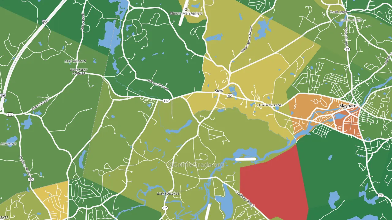 01775, MA Map of Theft Rates
