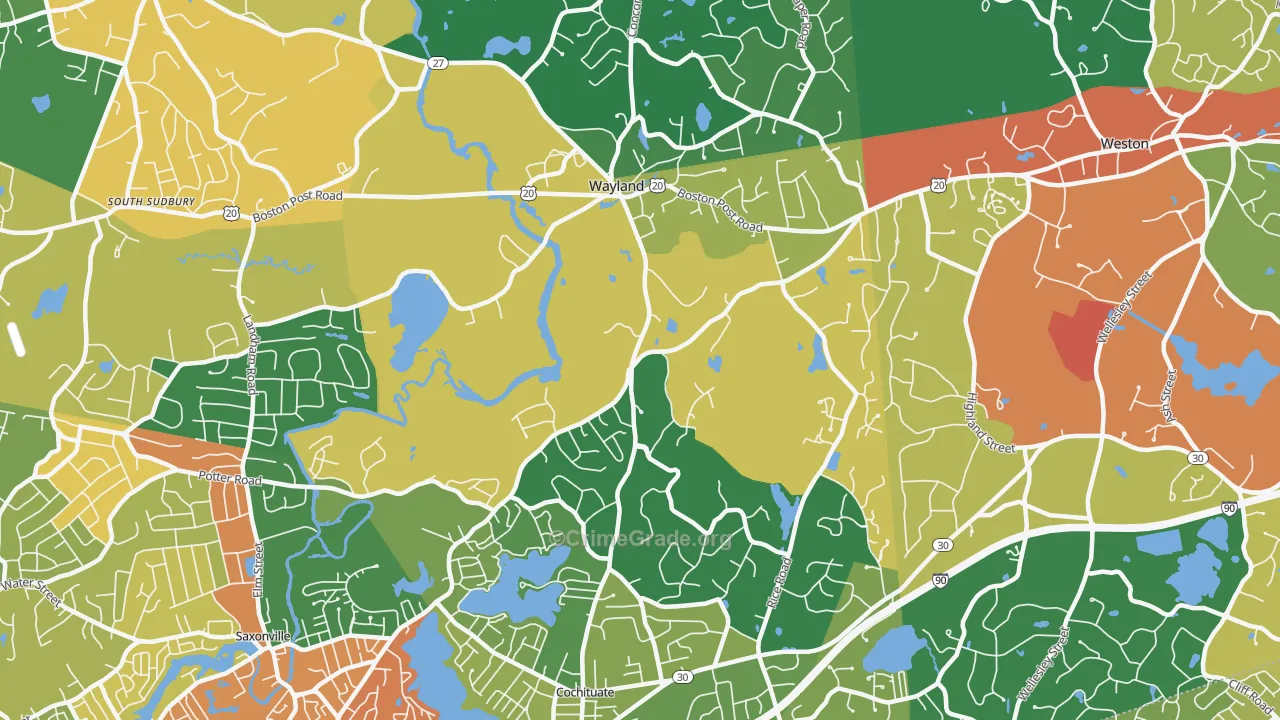 01778, MA Map of Theft Rates
