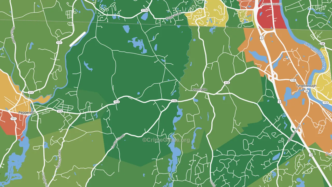 01827, MA Map of Theft Rates