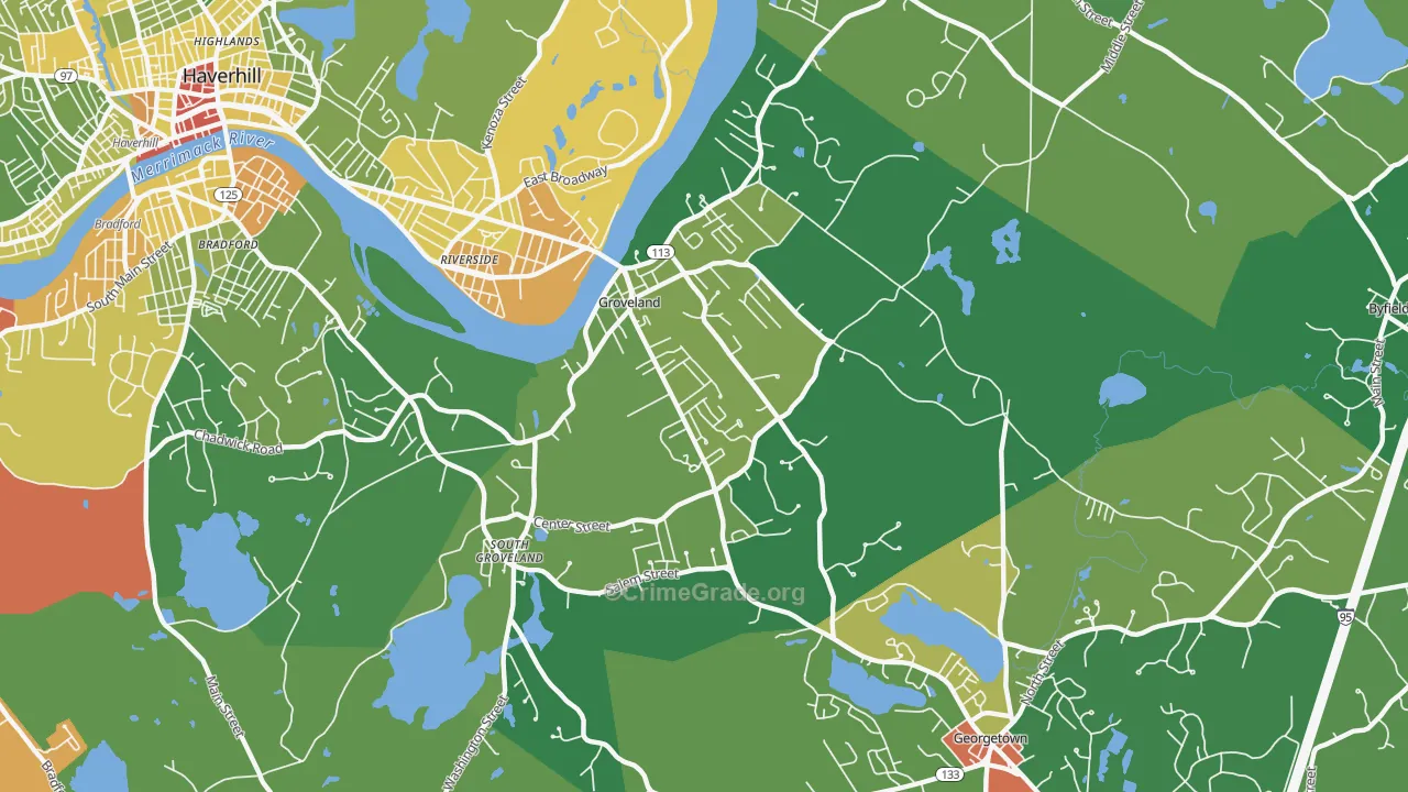 01834, MA Map of Theft Rates