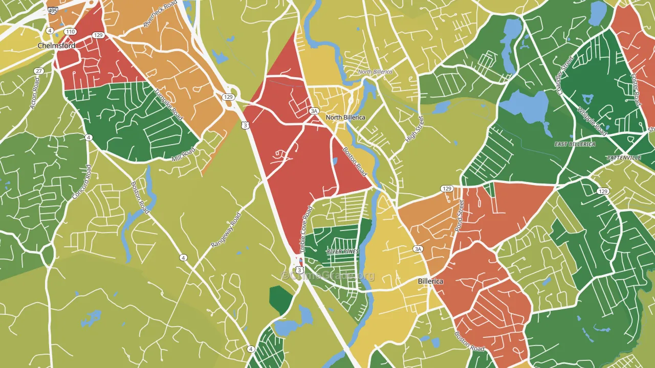 01862, MA Map of Theft Rates