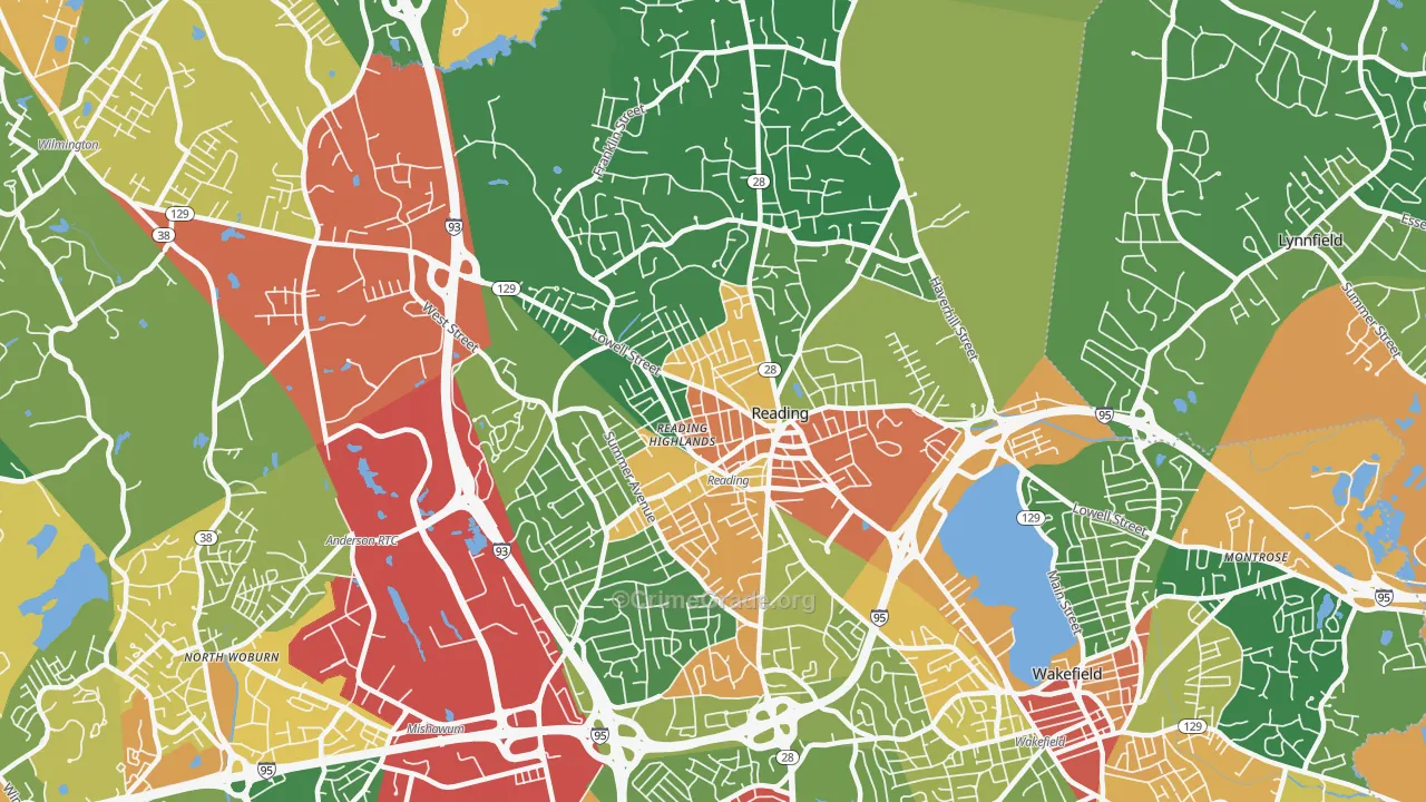 01867, MA Map of Theft Rates