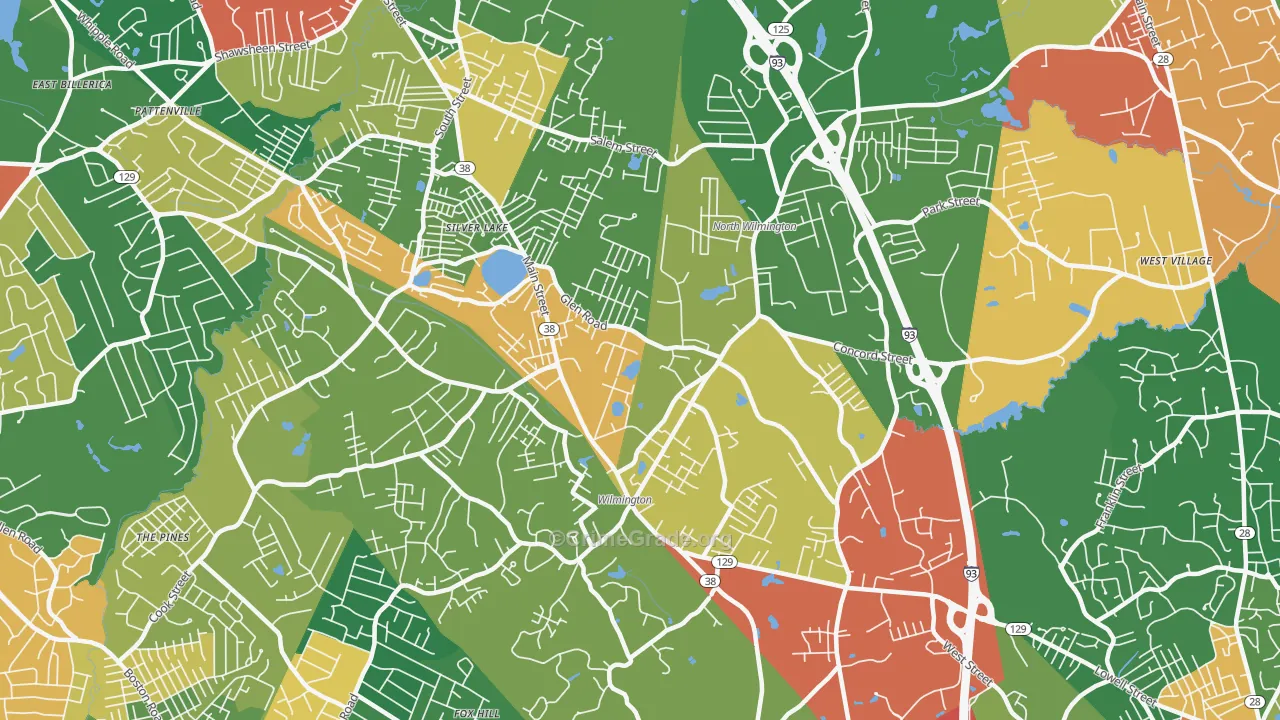 01887, MA Map of Theft Rates