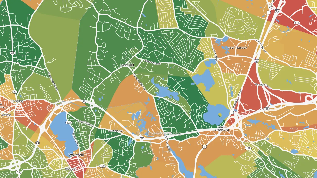01940, MA Map of Theft Rates