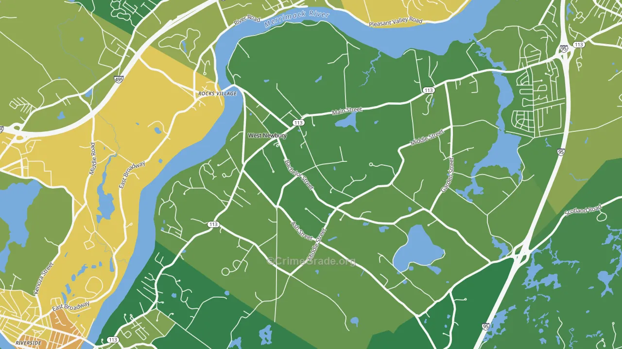 01985, MA Map of Theft Rates