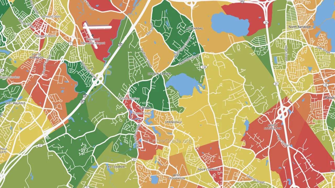 02021, MA Map of Theft Rates