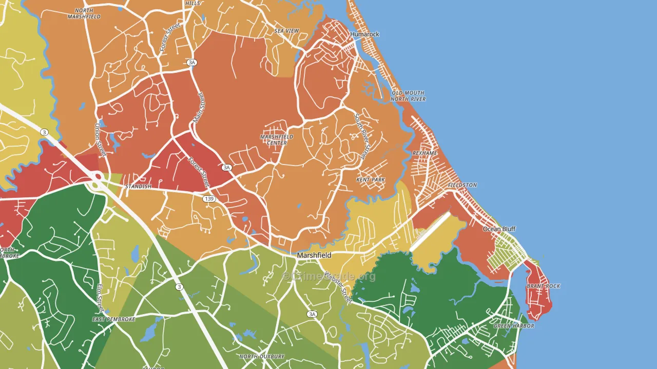 02050, MA Map of Theft Rates