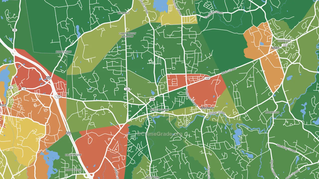 02053, MA Map of Theft Rates