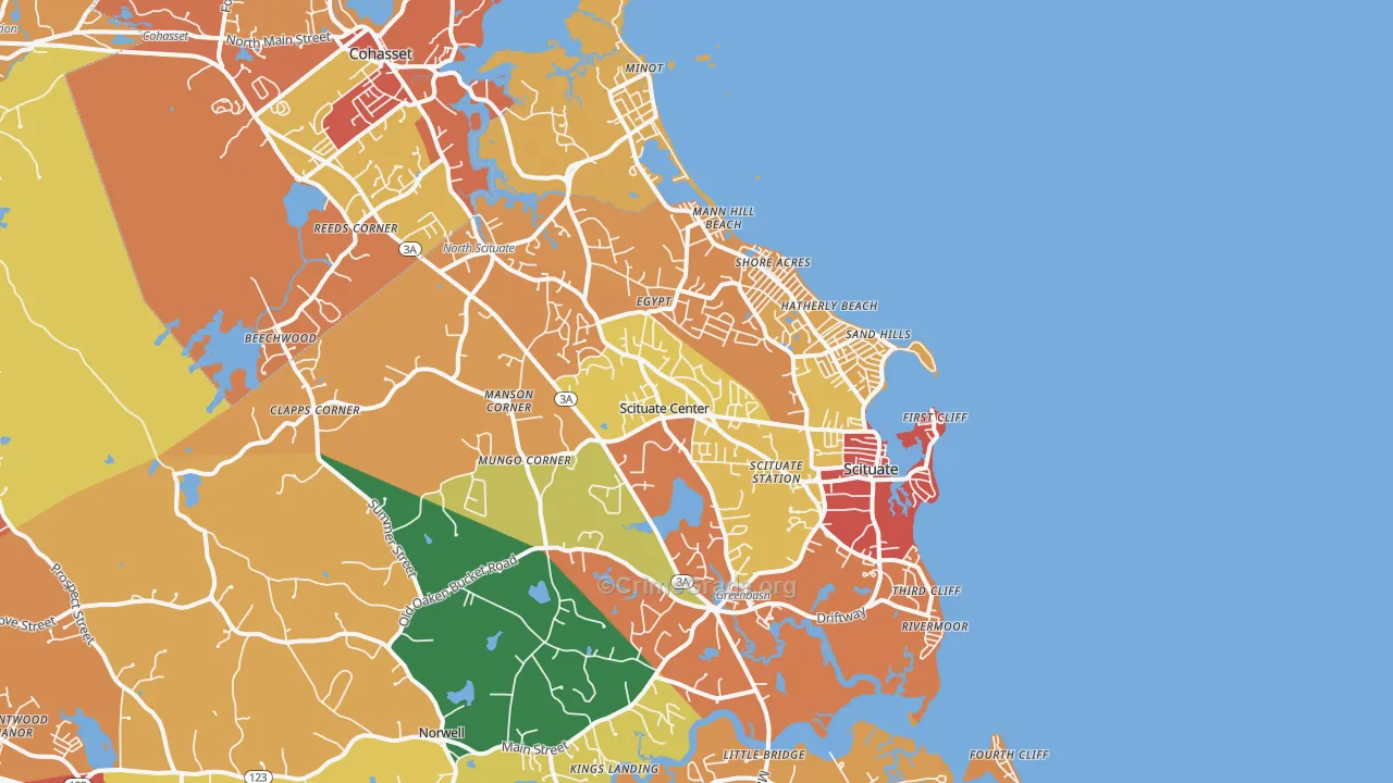 02066, MA Map of Theft Rates