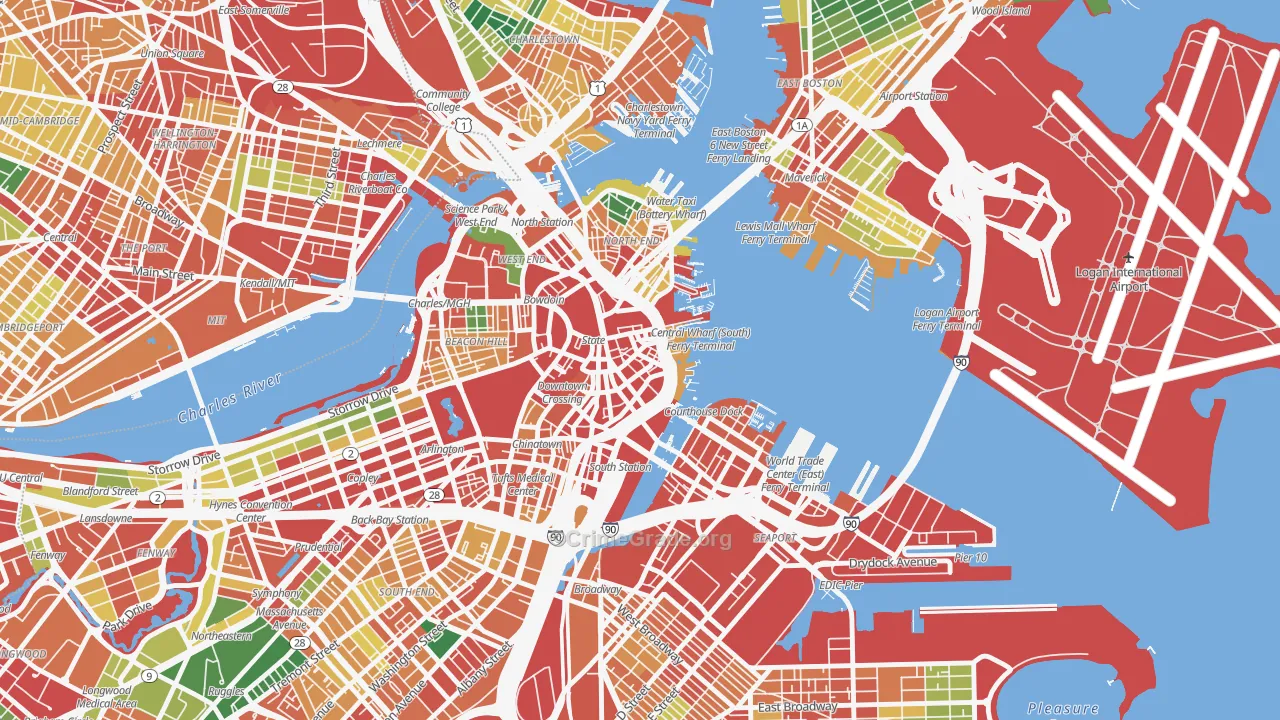 02110, MA Map of Theft Rates