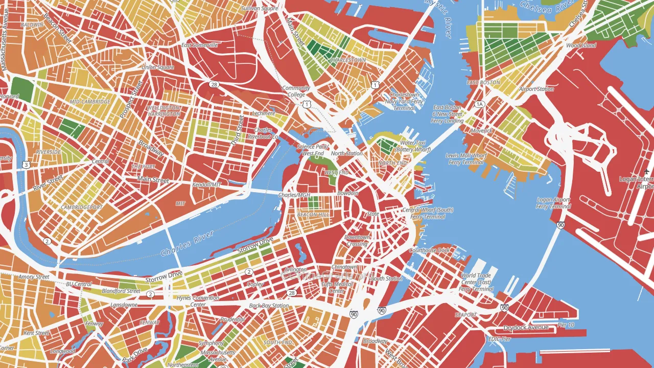 02114, MA Map of Theft Rates