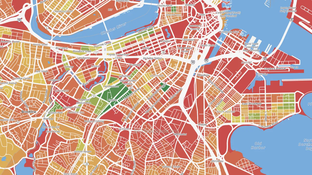 02118, MA Map of Theft Rates