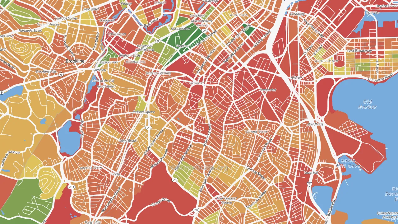 02119, MA Map of Theft Rates