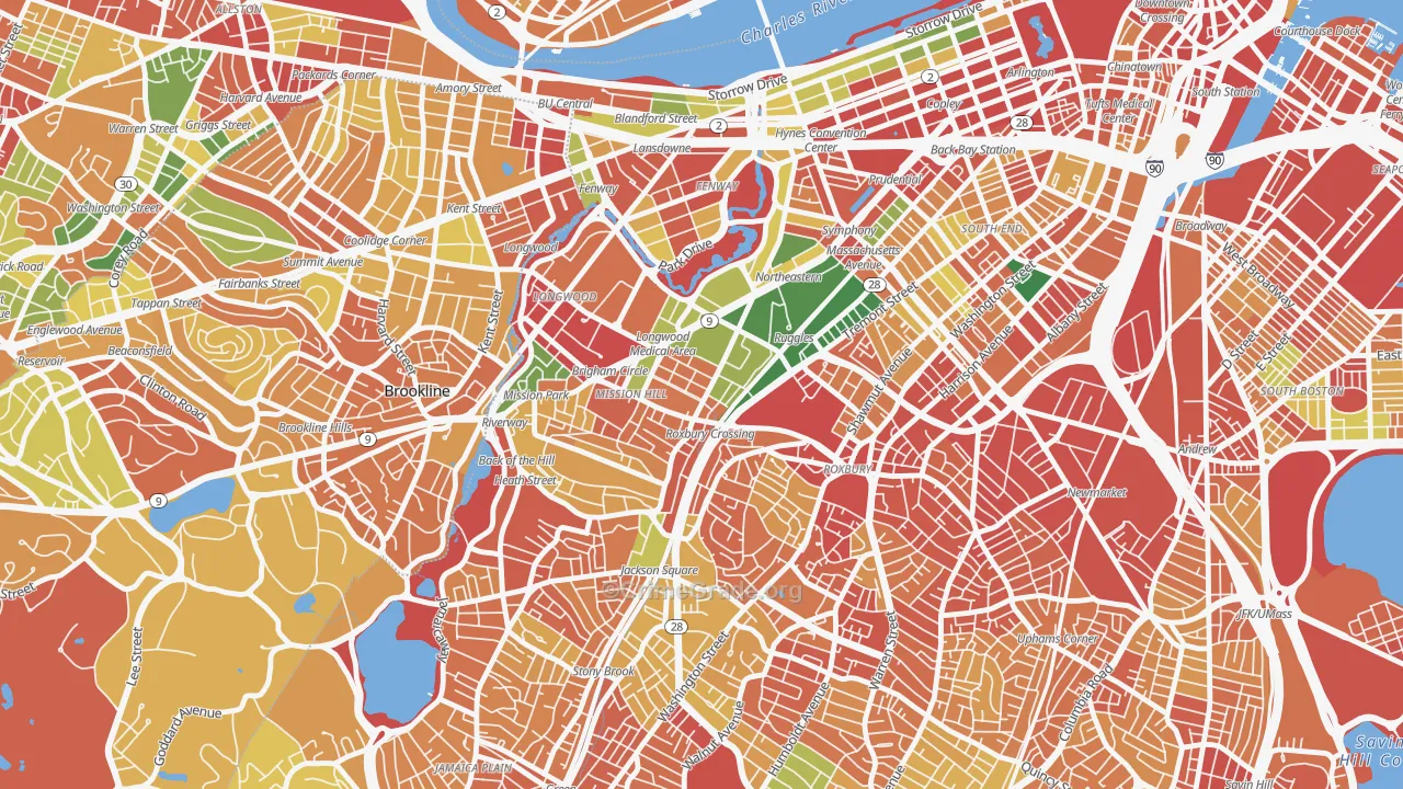 02120, MA Map of Theft Rates