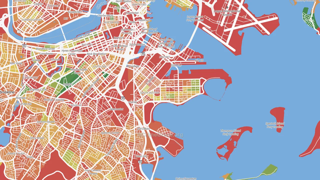 02127, MA Map of Theft Rates