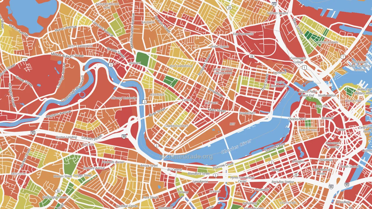 02139, MA Map of Theft Rates